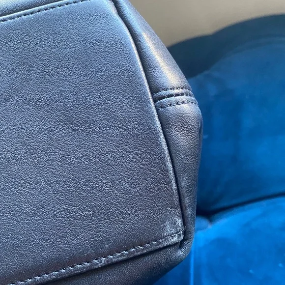 COACH VINTAGE LEGACY BLACK LEATHER BAG - Picture 12 of 13